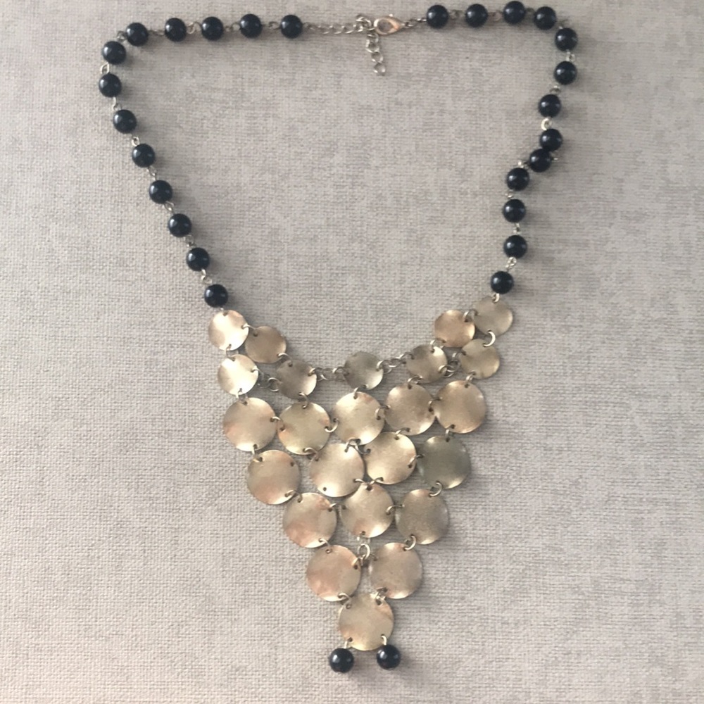 Gold Disc Necklace
